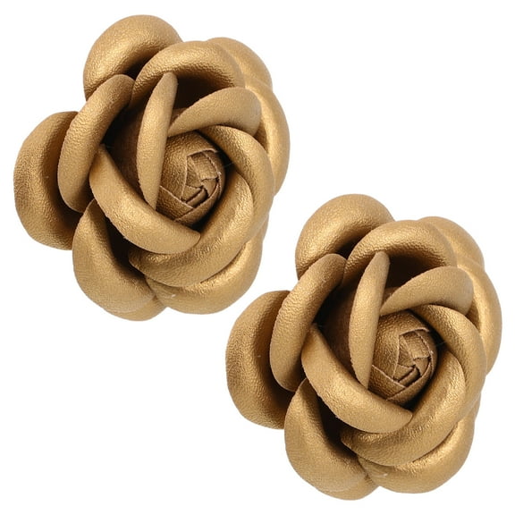 WORGEOUS 2pcs Flower Shoe Clips Shoe Embellishments Clip Valentine'S Day Shoe Flower Decoration For Bridal And Party Shoes Stylish Flower Charms