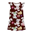 thumbnail image 1 of Robe pour Enfants Mode Mignonne Imprimé Robe de Princesse Robe Décontractée pour Tout-Petits Robes Mignonnes pour Bébé Fille Multicolore 4 Ans-5 Ans, 1 of 2