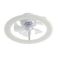 thumbnail image 2 of Vikakiooze 2023 Promotion on sale, Modern Ceiling Fan With Light Low Profile Ceiling Fan LED Dimmable With Light Kit Lamp E27 Lamp Holder For Bedroom Bathroom Indoor Ceiling Fan, 2 of 9