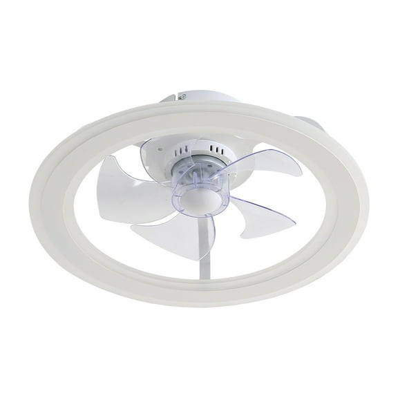Modern Ceiling Fan With Low Ceiling Fan LED Dimmable With Kit Lamp E27 Lamp For Bedroom Bathroom Indoor Ceiling Fan