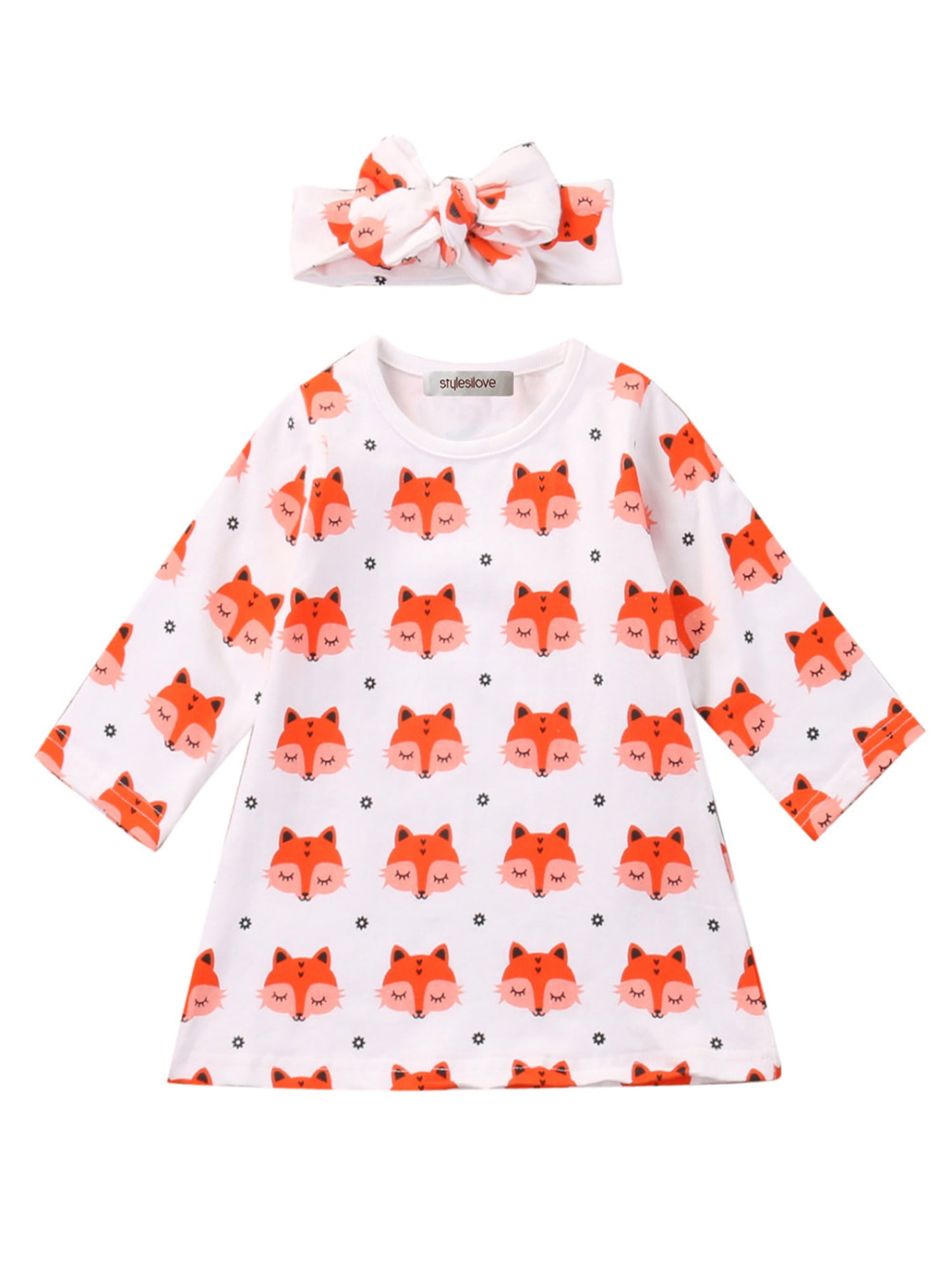 baby girl fox outfit