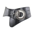 thumbnail image 1 of Cinturón de cintura para mujer, regalo de moda, cinturón femenino para ropa de Halloween, damas Negro, 1 of 9
