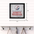 thumbnail image 4 of LifeSong Milestones Christian Sign Baseball Theme Shadow Box for Boys Room, 4 of 7