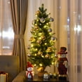 thumbnail image 2 of Costway 3Ft Pre-Lit Spruce Tabletop Christmas Tree Lights Timer, 2 of 12