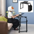 thumbnail image 4 of Laptop Table Laptop Stand for Couch Adjustable Height Over Bed Table Rolling Table Desk, 4 of 12