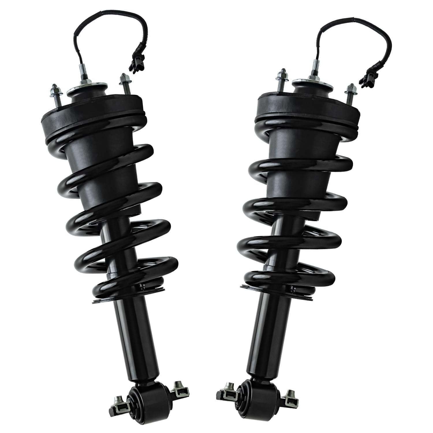 Detroit Axle - 4pc Front Struts Rear Shocks Kit for 15-19 Chevy Tahoe Suburban GMC Yukon Cadillac Escalade ESV, 2 Struts with Coil Spring 2 Shock Absorbers 2015 2016 2017 2018 2019 Replacement