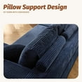 thumbnail image 2 of BIGSYY Cozy Single Seat, Comfortable Seating, No Assembly Required, Blue, 2 of 5