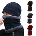 thumbnail image 3 of Hats For Men Women Neck Warmer Cold Weather Gear Men Gift Set For Winter Hat Neck Scarf Guys Face Snow Suits Gloves Scarf Set Women Hat Gloves Scarf Hat Gloves for Girls Hat Gloves Scarf Set Girls, 3 of 4