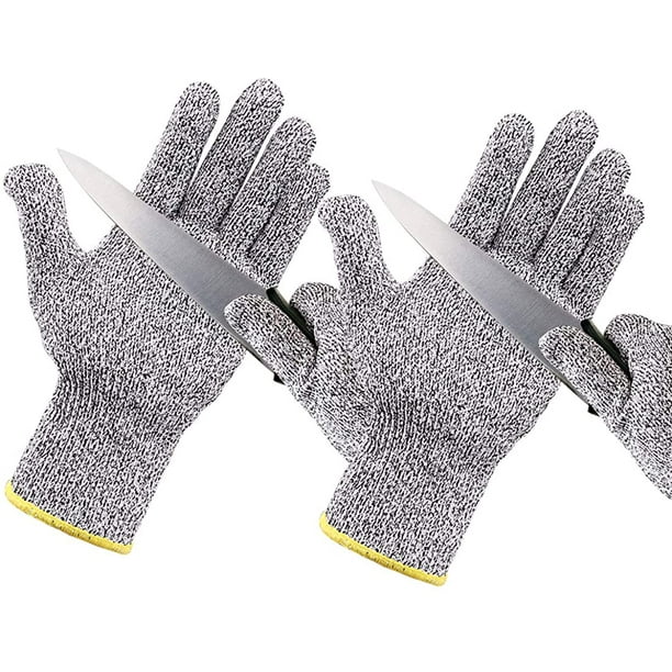 Cut Resistant Gloves, Safe Cut Resistant Gloves Food Grade Level 5  Protection Safety Cutting Gloves for Kitchen 