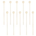 thumbnail image 2 of CIMAXIC 10 Pcs Rattan Reed Sticks Straight Natural Fragrance Reed Diffuser Aroma Oil Diffuser Rattan Sticks with Wooden Bead (Ivory),8.27"X0.51"X0.51", 2 of 5