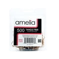 thumbnail image 2 of Amelia Beauty | 1/2in, Khaki, Tangle Free Elastic Pony Tail Holders | Made in USA, Ideal for Ponytails, Braids, Twists, Dreadlocks. For Women and Girls. Pain Free, Snag Free, Easy Off | 500 Pack, 2 of 9