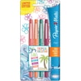 thumbnail image 1 of Paper Mate Flair Medium Felt Tip Pens 4/Pkg-Tropical Vacation, 1 of 2