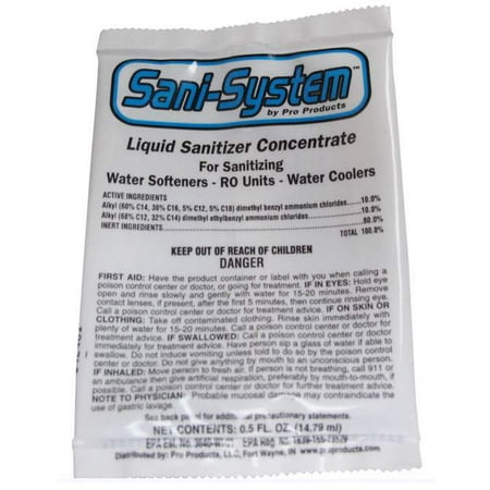 0.25 Ounce Panda Coin - Sani-System (SS24N) Liquid Sanitizer Concentrate 0.25 Ounce Packet