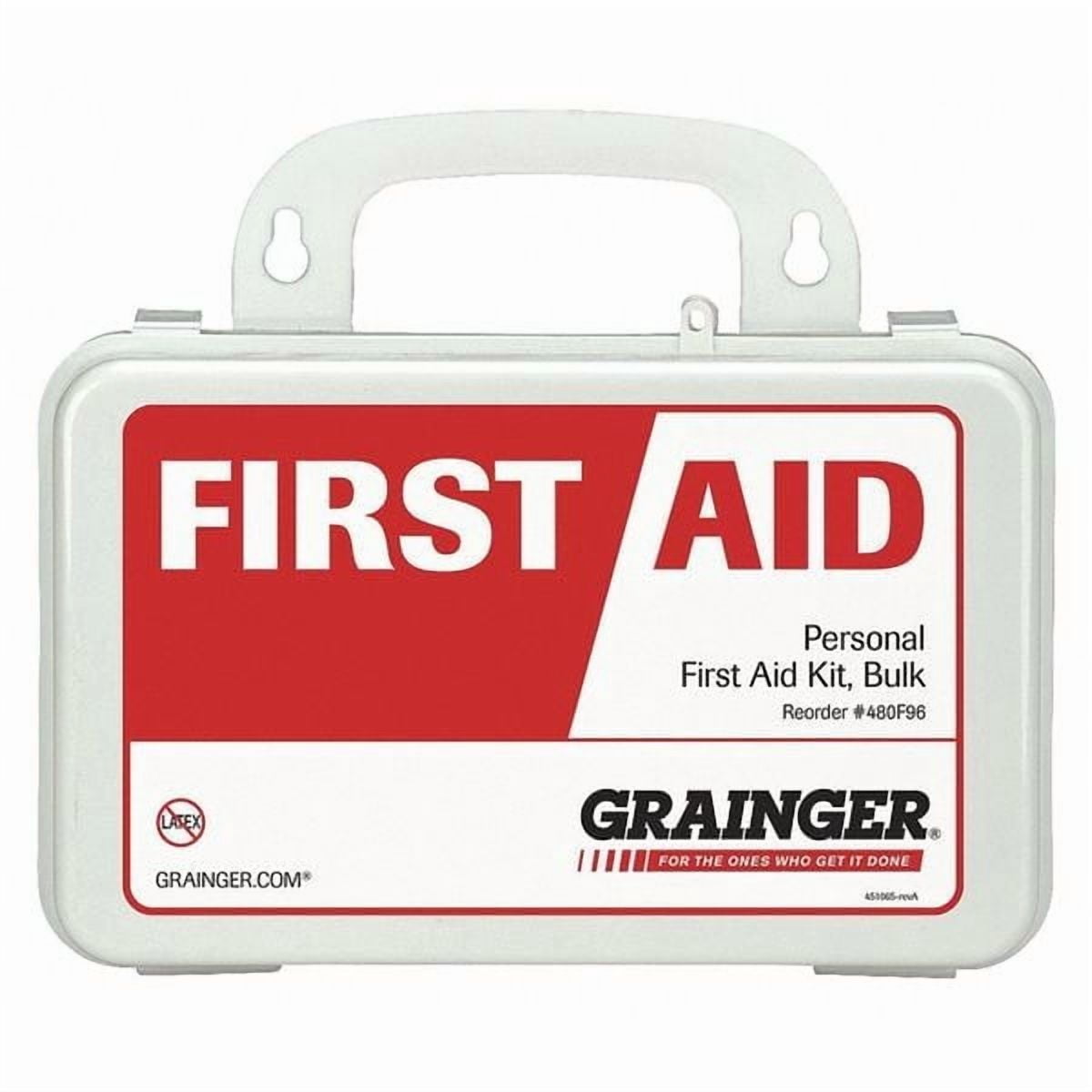 First Aid Kit and Housing, Plastic 47 Components, 1 People Served 59026