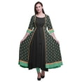 thumbnail image 1 of Bimba Robe Anarkali Imprimée pour Femmes Kurti Évasée Longue Style Chic Kurta Ethnique, 1 of 6