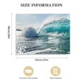 thumbnail image 3 of Orinice  Beach Canvas Wall Art Print: Shoreline Guard &amp; Surfboard Picture Graphic Art Painting for Wall Decor   20x16in, 3 of 6