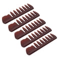 thumbnail image 1 of Styling Hair Comb, 10 Pcs Hair Comb Compact Portable Rounded Edge  For Home For Men Transparent Brown, 1 of 8