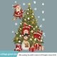 thumbnail image 1 of Pegatina de árbol de Navidad de 30x45cm, decoración de ventana de Papá Noel, espejo de pared, Feliz Navidad, Año Nuevo, 1 ~ 5 piezas, 2023, 1 of 3