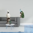 thumbnail image 2 of Estatua De Loro Y Pavo Real, Escultura De Resina, Figura Decorativa De Interior, Elegante Adorno De Mesa Para Escritorio, Mesa, Centro De Mesa, Dormitorio, Oficina, Sala De Estar, Chimenea,, 2 of 8
