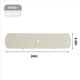 thumbnail image 1 of Large Kitchen Sink Splash Guard, 24 Inch (Approx. 61.0 cm) Faucet Pad Splash Guard, Handle Drip Catcher Tray, Bathroom Countertop Protection (White), 1 of 3