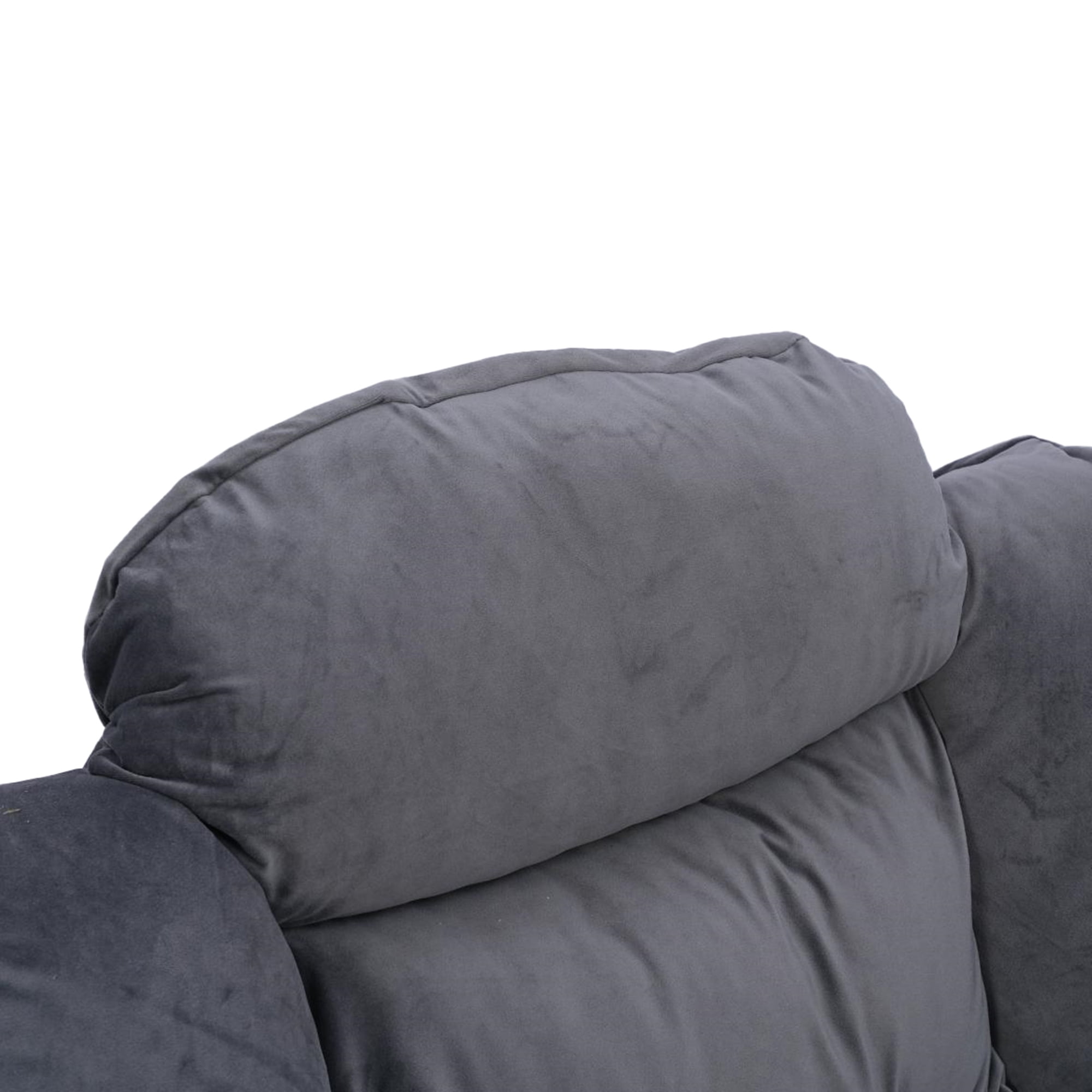 Kadyn Living Room Chairs, Single Sofa Chairs with Armrests and A Side Pocket, Dark Gray Armchair, Chair with Ottoman Set Kadyn Living Room Chairs, Single Sofa Chairs with Armrests and A Side Pocket, Dark Gray Armchair, Chair with Ottoman Set