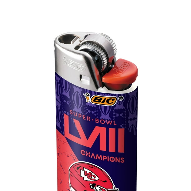 BIC Super Bowl LVIII Chiefs Lighters, 6-Pack for Office