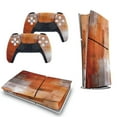 thumbnail image 5 of Brown Orange Background Abstract Texture PS5/PS5 Pro/PS5 Slim Digital Disc Skin Sticker For Console And Controller Skins, 5 of 7