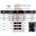 thumbnail image 3 of Mengpipi Womens's Plus Size Casual Long Sleeves Dress Crew Neck Loose Midi Dress with Pockets, 2X-5X, 3 of 6