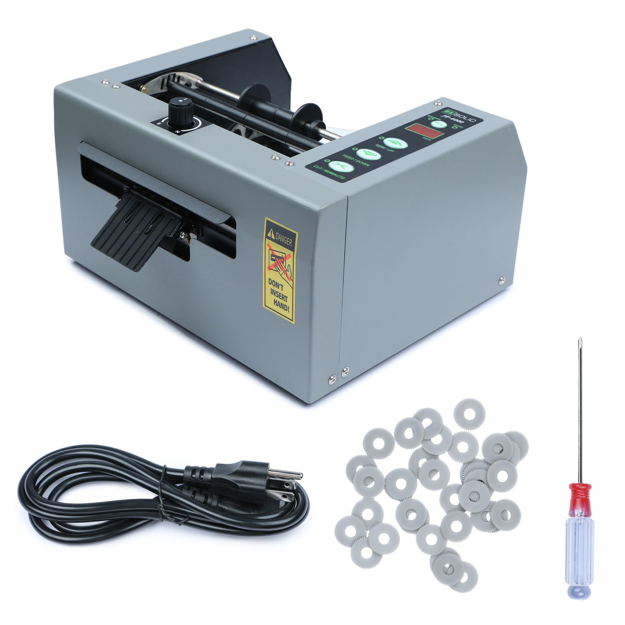 U.S. Solid Automatic Tape Dispenser JF-6000 Widened Version, Protective Film Cutting Machine Max. Width 5.9 in