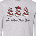 thumbnail image 4 of Inktastic Oh Christmas Tree Long Sleeve Youth T-Shirt, 4 of 5