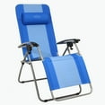 thumbnail image 2 of Kamp-Rite Chaise Pliante d'Extérieur avec Appui-Tête, Bleu (2 Pièces), 2 of 11