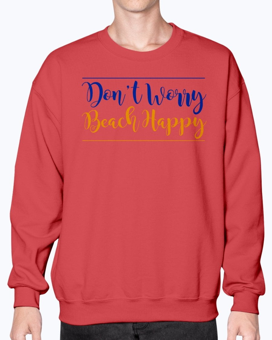 beach happy sweatshirt