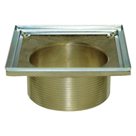 NEWPORT BRASS 6 in. Square Shower Drain Throat