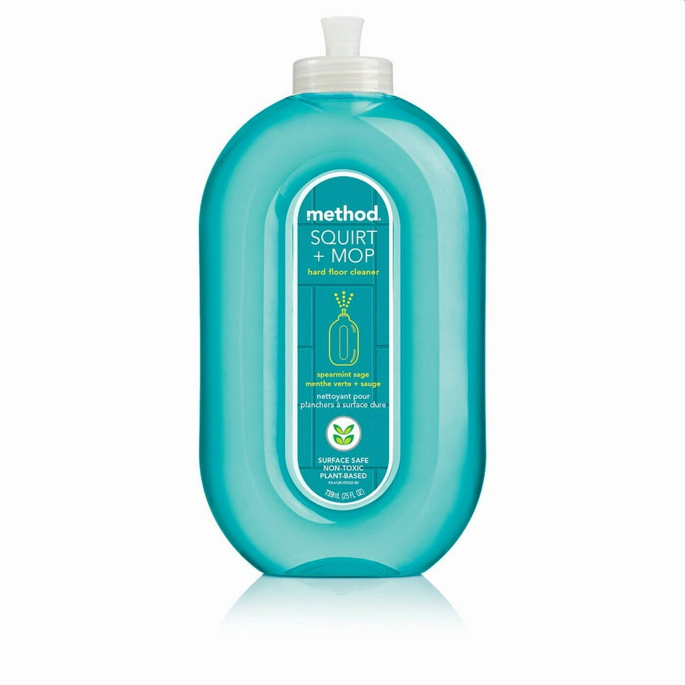 Method Squirt + Mop Hard Floor Cleaner, Spearmint Sage, 25 Ounce