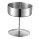 thumbnail image 5 of Vaso de postre de acero inoxidable con base alta para helado, de metal, reutilizable, para refrigerios y dulces. Plata 400ML, 5 of 9