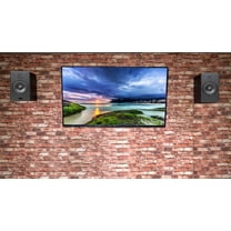 (2) Rockville HD5B 5" Powered Bluetooth Bookshelf Speakers Swivel Wall Brackets