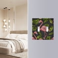 thumbnail image 5 of Dailycode Light Switch Plate Covers 3 Gang Wall Plate Plastics Outlet Covers for Kitchen Home Office Decor Flamingo Leaves Rose, 5 of 8