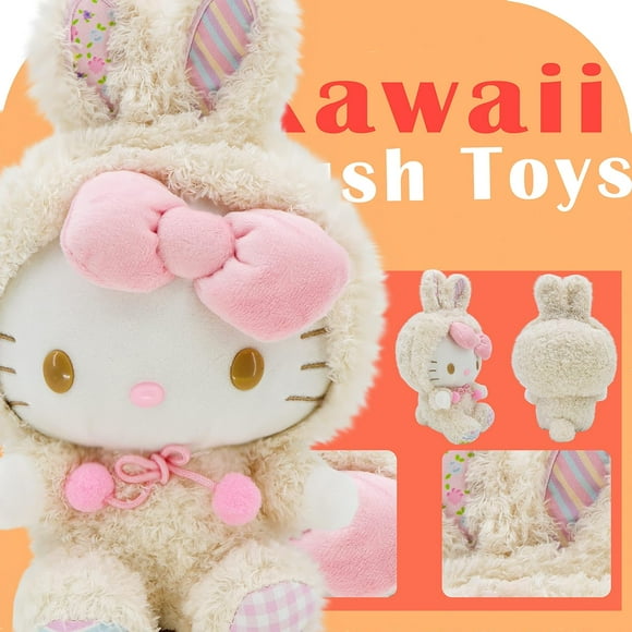Cartoon New Kulomi Jade Guigou Melody Colorful Rabbit Series Plush Toy Doll Gift Dolls transform into rabbits and cats 30cm
