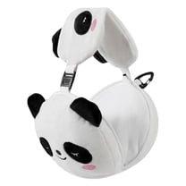 BloomLoom Kids Travel Pillow with Eye Mask - 2-in-1 Deformable Kids Neck Pillow for Traveling,Soft U-Shaped Pillow with Adorable Animal Design,Comfy Sleep and Play,Ideal for Airplanes Travel,White