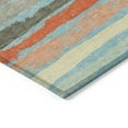 thumbnail image 4 of Addison Rugs Chantille Indoor/Outdoor Transitional Stripes Sky Washable Rectangle Rug, 3' x 5', 4 of 6