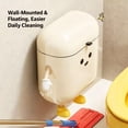 thumbnail image 5 of 2.4 Gallon/9 Liter Trash Can Kitchen Waste Bin Cabinet Door Mounted Trash Can with Lid, Under Sink Waste Container Wall Mountable Large Capacity, 5 of 7