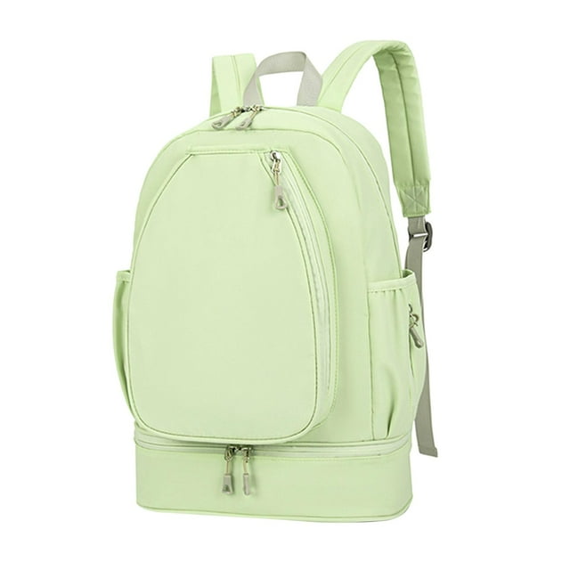 Almencla Tennis Bag Laptop Backpack Back Pack Gym Duffel for Badminton Hiking Players green