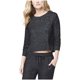 thumbnail image 1 of Suéter de pijama de forro polar Aeropostale para Mujer negro pequeño, 1 of 2