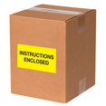 thumbnail image 3 of (5 pack) Tape Logic® Preprinted Shipping Labels, DL1211, Instructions Enclosed, Rectangle, 3" x 5", Fluorescent Yellow, Roll Of 500, 3 of 5