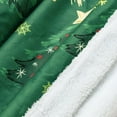 thumbnail image 3 of Christmas Sherpa Flannel Blanket Throw, Christmas Green Tree Soft Fuzzy Plush Cozy Fleece Blankets for Couch Sofa Bed Lounging, Ideal Gifts for Adults Wife Self, 50x60, 3 of 6