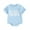 Blue, variant on Bagilaanoe Newborn Baby Boy Rompers Letter Print Short Sleeve Bodysuits 3M 6M 12M 18M Infant Casual One Piece Short Jumpsuit