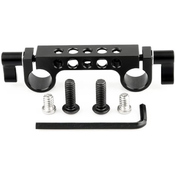 NICEYRIG 15mm Rod Clamp with 1/4''-20 Standard Thread for DSLR Camera Shoulder Rig Cage - 032