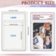 thumbnail image 3 of Estuche Protector de Tarjetas de Comercio Soportes de Tarjetas de BéIsbol Transparentes de AcríLico con Fundas Duras para Tarjetas de PosicióN de Etiqueta (24 Piezas), 3 of 7