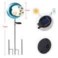 thumbnail image 2 of Star Moon Solar Light Outdoor- Solar Garden Lights Decorativo Crackle Glass Ball LED Iluminación de paisaje impermeable para carretera, patio, césped, terraza Ormromra ZJWJ632, 2 of 8
