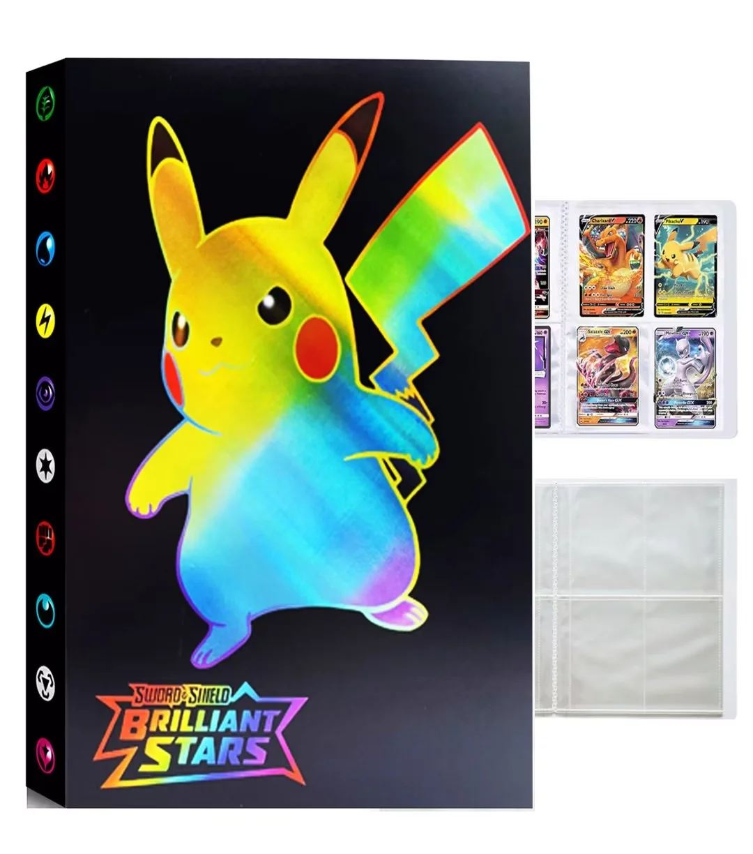 Trading Card binder, Card Folder, Album with Collection Cards,4Pockets